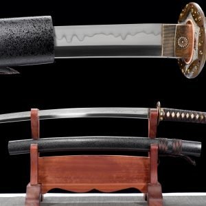 30 Inch Japanese Katana - Badao T10 Hamon Samurai Blade