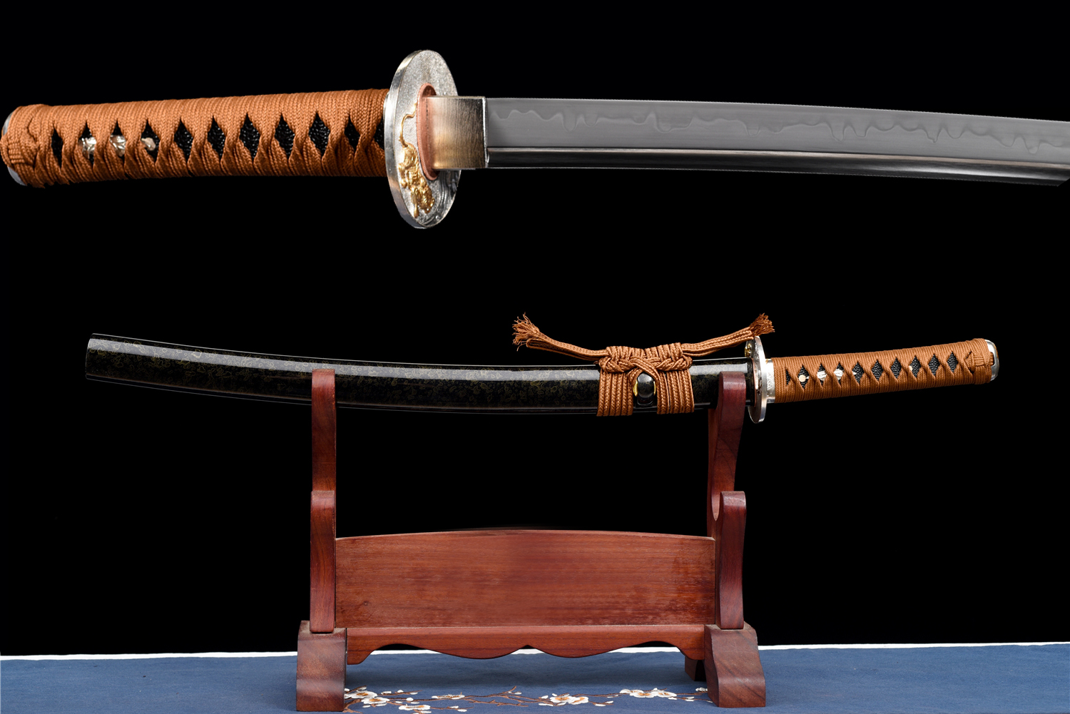 Badao Samurai Sword - 30 Inch T10 Hamon Katana