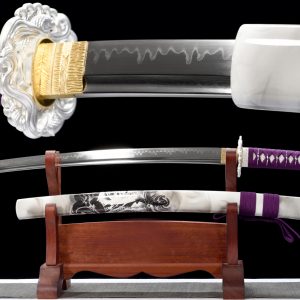 30 Inch Samurai Katana - Badao T10 Hamon Steel Blade