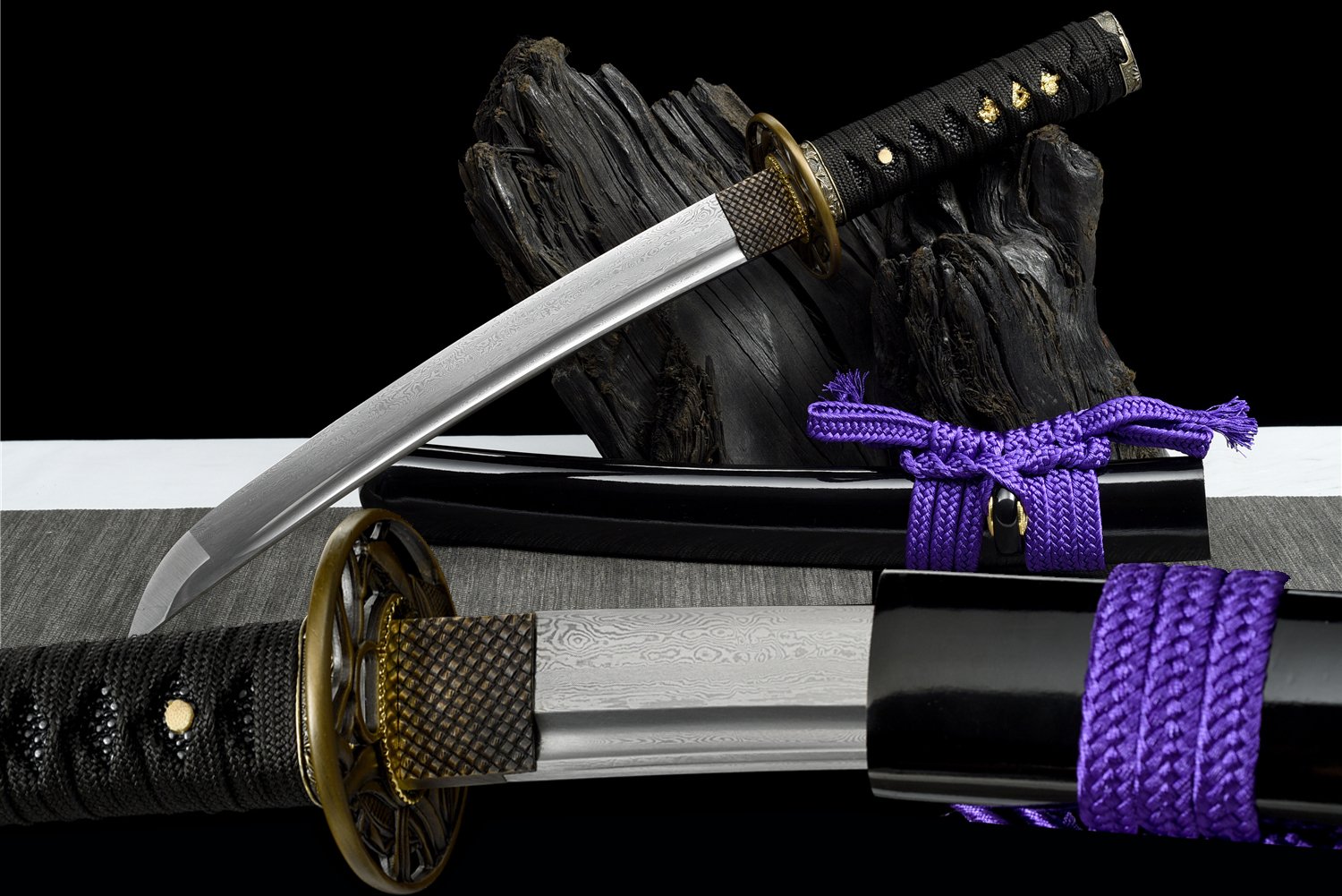 55cm Folded Steel Katana - Badao Japanese Samurai Sword