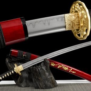 Badao Katana - 78cm T10 Hamon Steel Japanese Samurai Sword