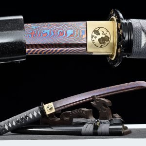 Badao Japanese Katana - 55cm Folded Steel Samurai Blade