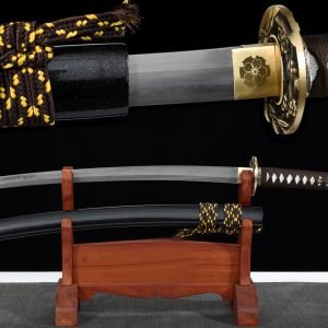 78cm Japanese Katana - Badao T10 Hamon Samurai Blade