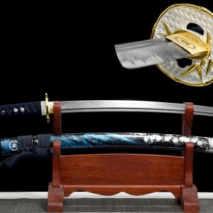 78cm T10 Hamon Katana - Badao Japanese Samurai Blade
