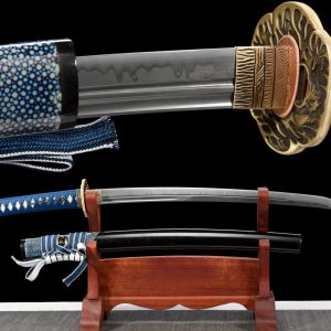 78cm Samurai Katana - Badao T10 Hamon Steel Blade