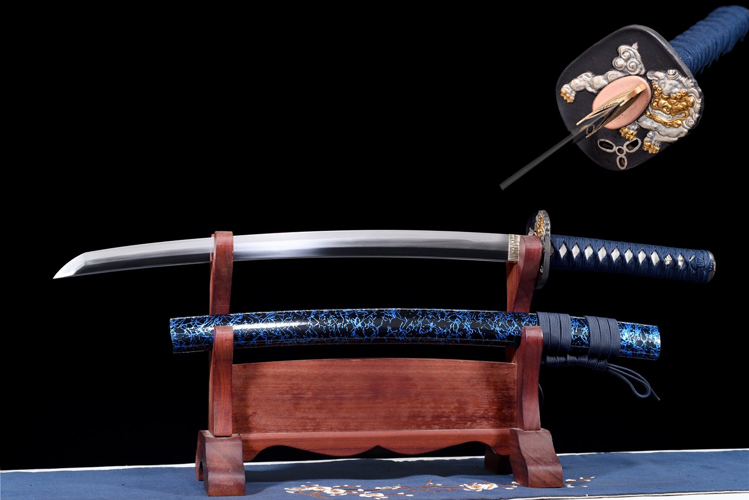 T10 Hamon Katana - Badao 78cm Japanese Samurai Sword