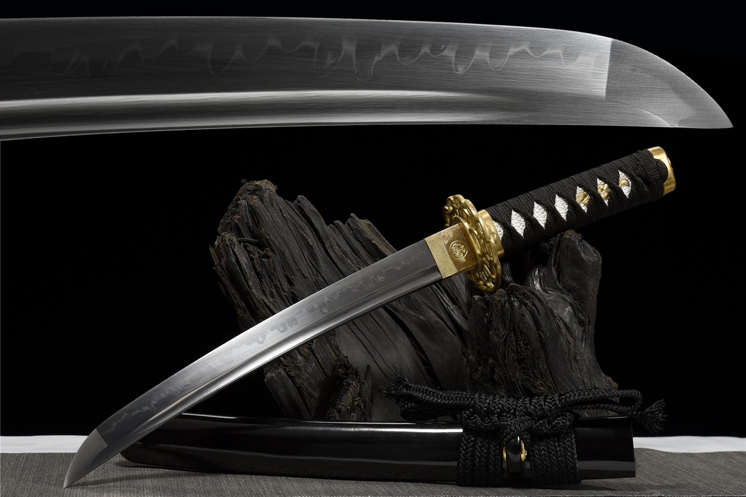 55cm T10 Hamon Steel - Badao Japanese Samurai Katana