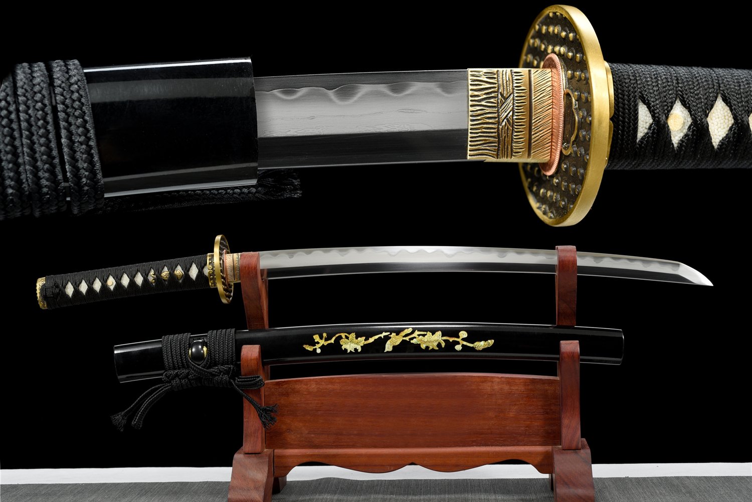 Badao Katana - 30 Inch Sanmai-zukuri Blade Japanese Samurai Sword