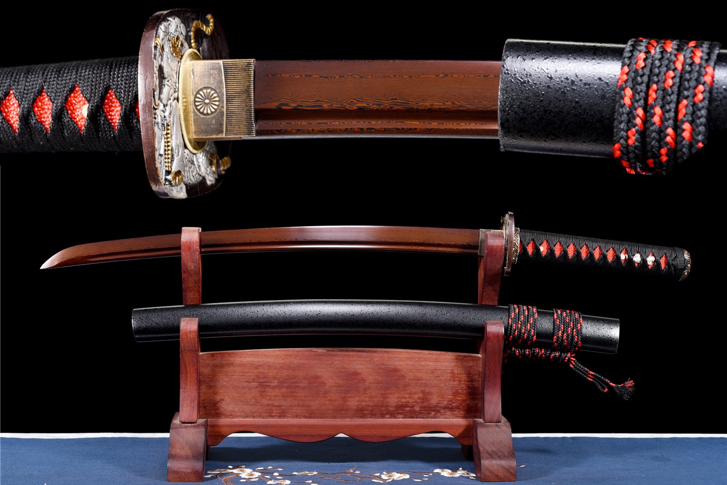 30 Inch Samurai Katana - Badao Folded Steel Blade Sword
