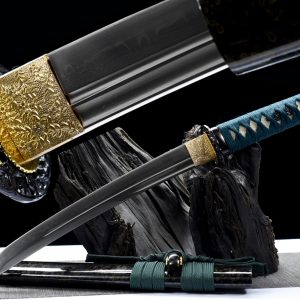 Badao Katana - 55cm T10 Hamon Straight Blade Samurai Sword