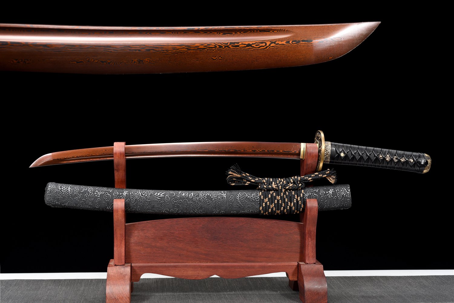 Badao Katana - 78cm Folded Steel Blade Japanese Samurai Sword