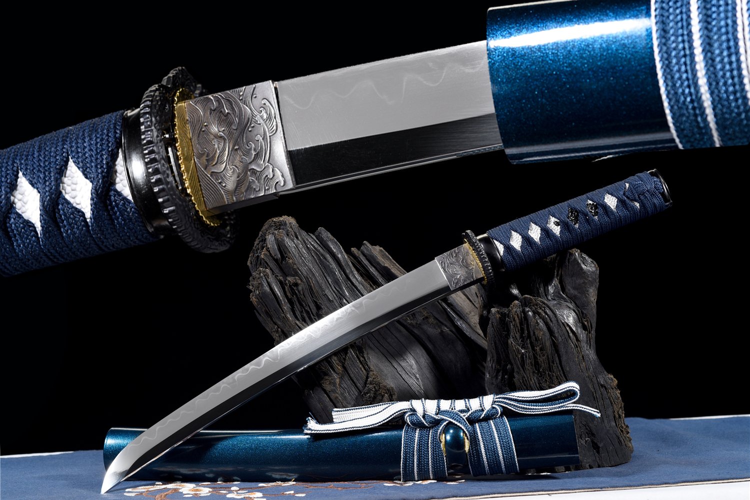 55cm Handmade T10 Hamon - Badao Japanese Samurai Katana