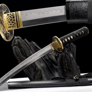 T10 Hamon Straight Edge - Badao 55cm Japanese Samurai Katana