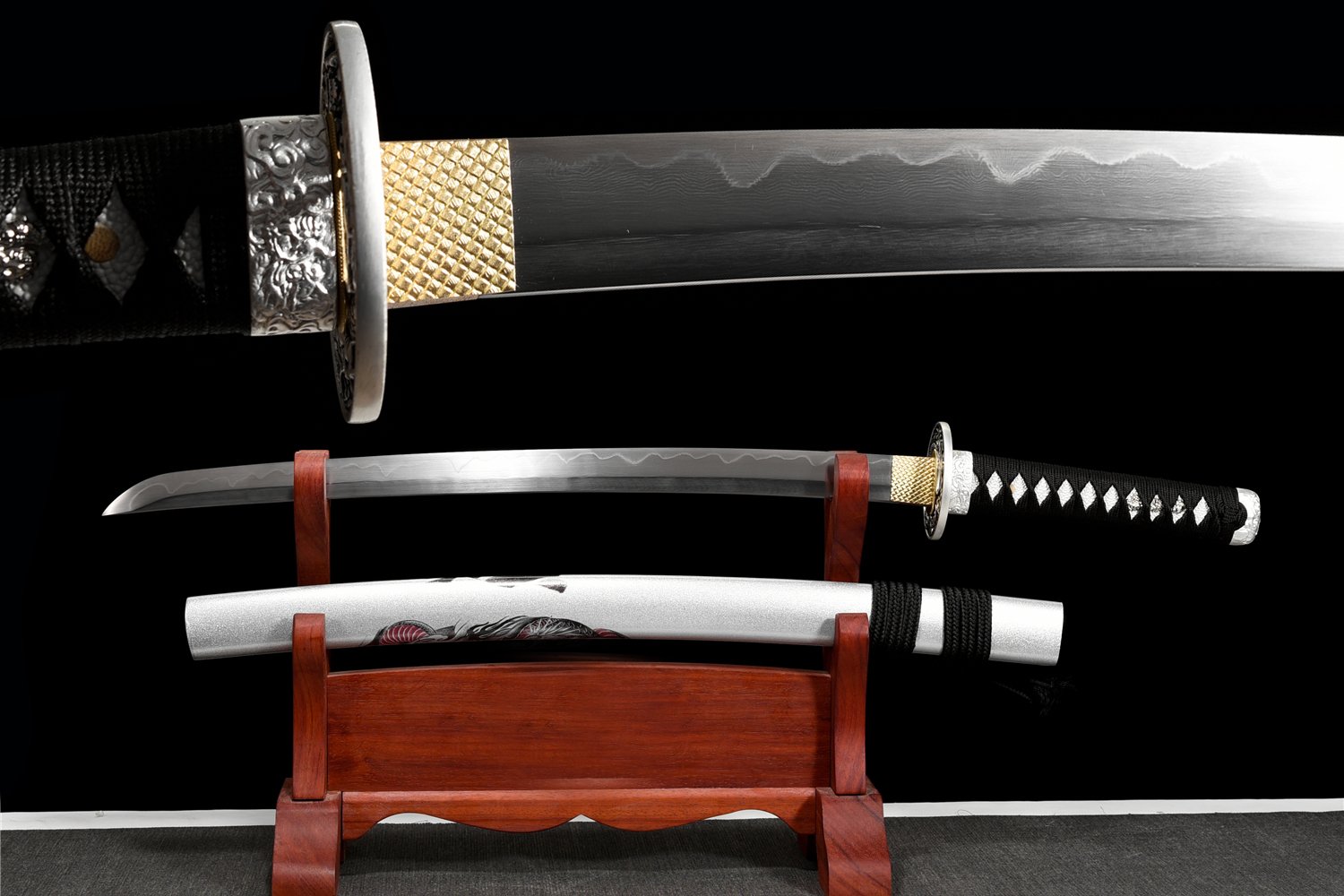 30" Folded Steel Katana - Badao Japanese Samurai Blade
