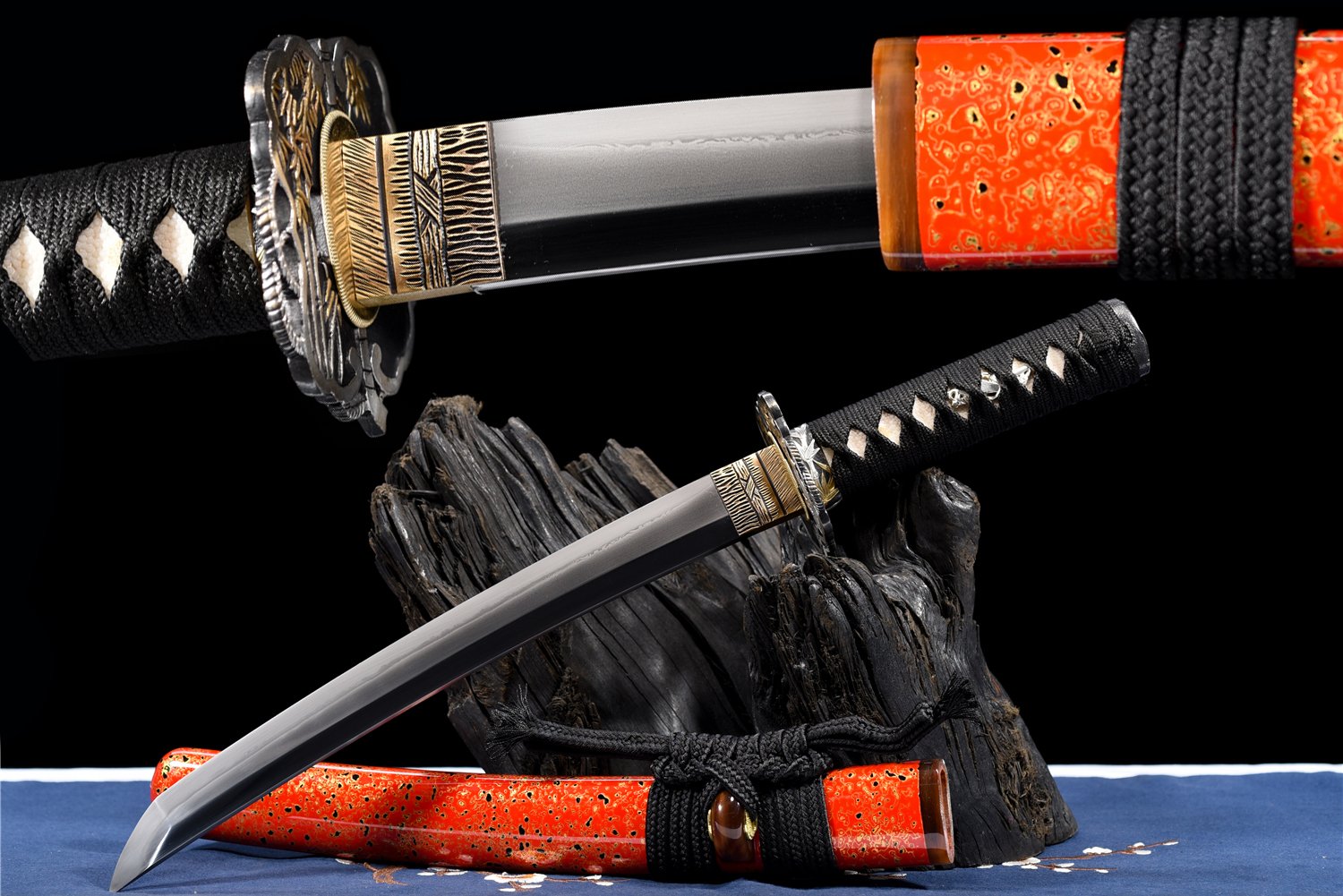 Badao Samurai Katana - 55cm Homemade Steel Hamon 21" Japanese Blade