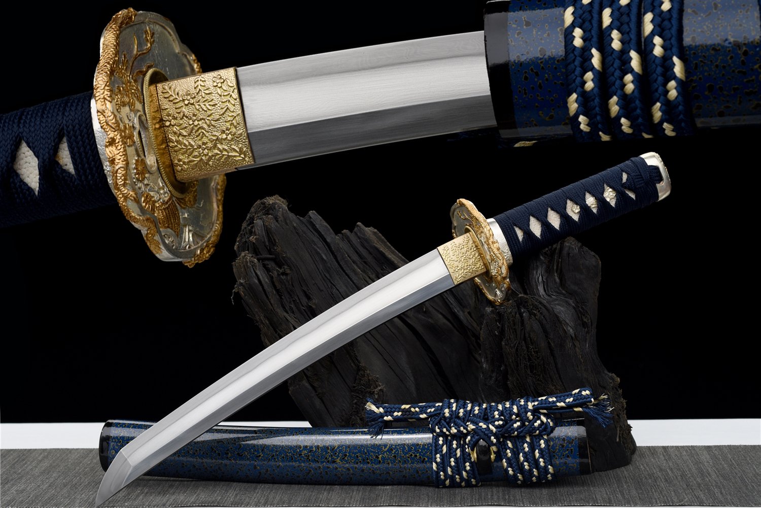 21" Homemade Steel Hamon Katana - Badao 55cm Japanese Samurai Sword
