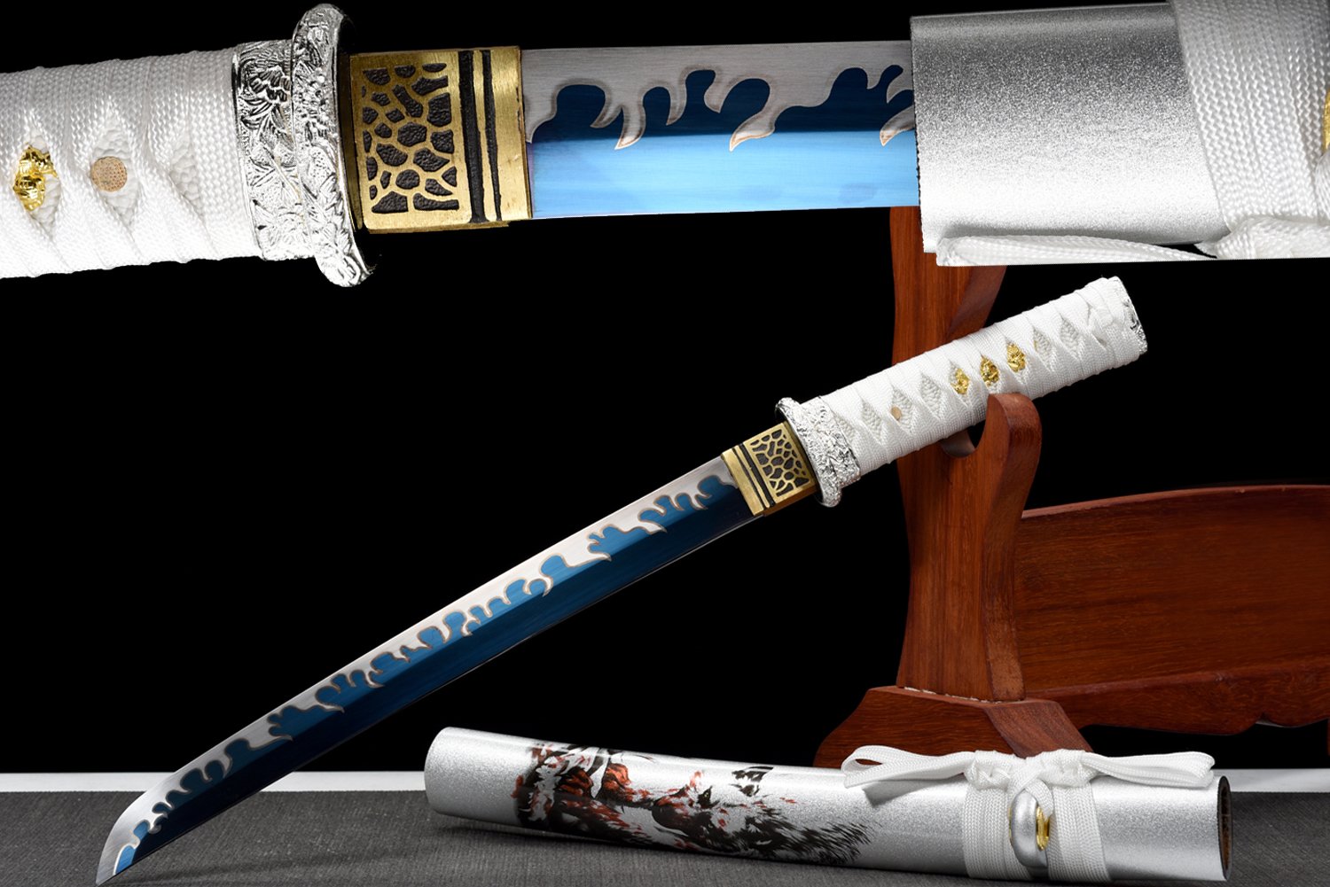 21" Japanese Katana - Badao Manganese Steel Samurai Blade