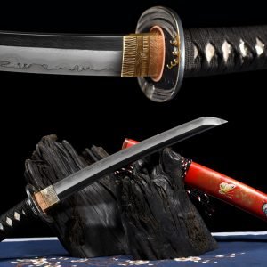 Badao Katana - 55cm Homemade Steel Hamon 21" Japanese Samurai Sword
