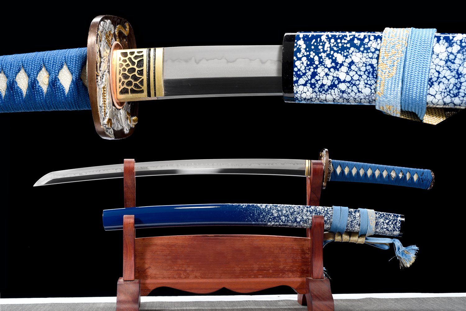 T10 Hamon Steel Sword - Badao 30" Japanese Katana