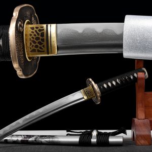 55cm Hamon Blade - Badao 21" Homemade Steel Japanese Katana