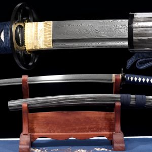 Folded Steel Samurai Sword - Badao 78cm Japanese Katana