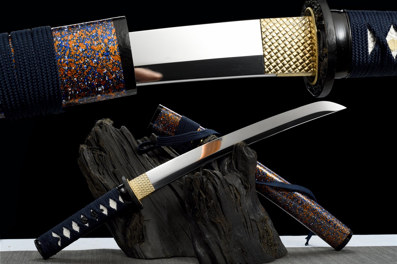 Badao Japanese Katana - 55cm Manganese Steel Forged Blade