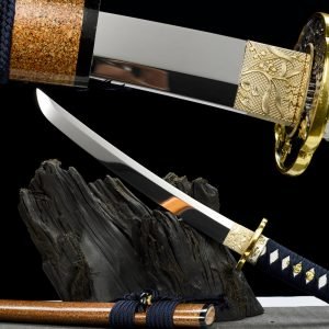 Badao Katana - 21" Manganese Steel Straight Edge Samurai Sword