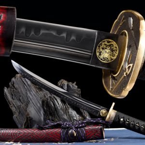 Badao T10 Hamon Blade - 55cm 21" Samurai Katana