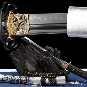 21" 55cm Samurai Katana - Badao T10 Hamon Japanese Blade