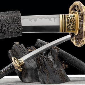 T10 Hamon Steel Sword - Badao 55cm 21" Samurai Katana