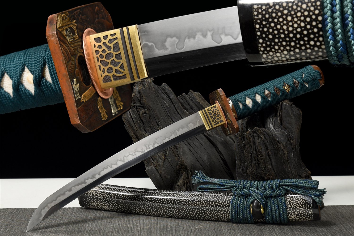 Badao T10 Hamon Blade - 21" Japanese Samurai Katana