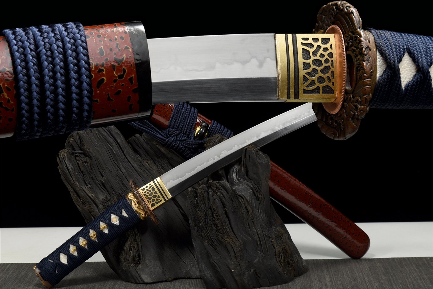 T10 Hamon Japanese Katana - Badao 55cm 21" Sword