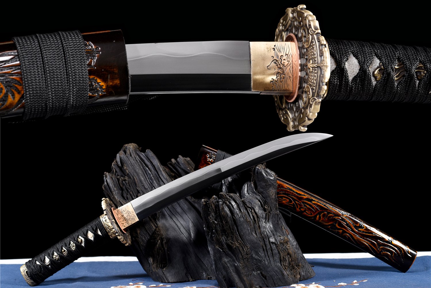Badao T10 Hamon Steel - 21" Japanese Samurai Blade