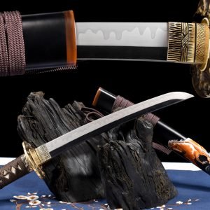 21" Samurai Katana Blade - Badao 55cm T10 Hamon Sword
