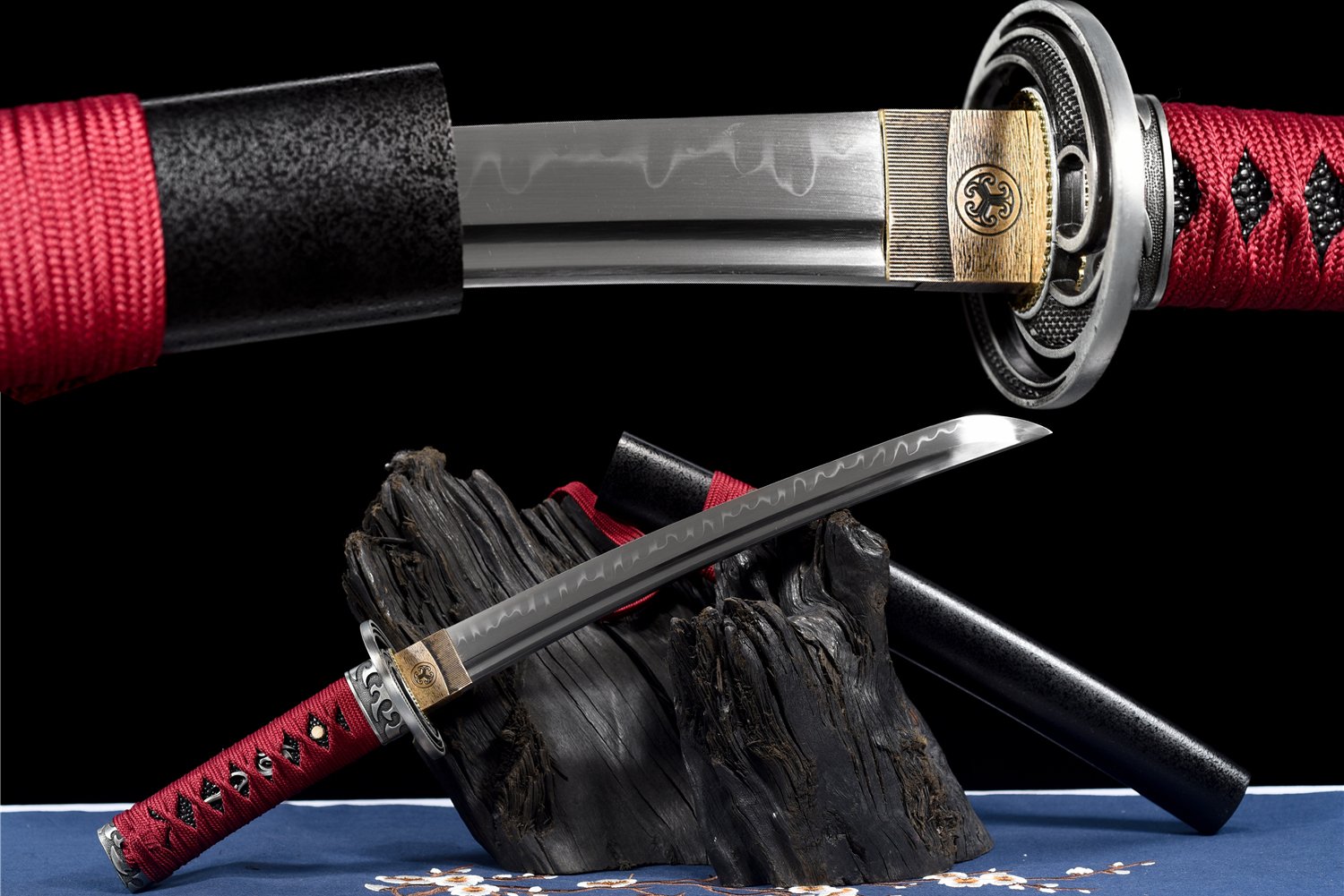55cm Japanese Blade - Badao 21" T10 Hamon Samurai Katana