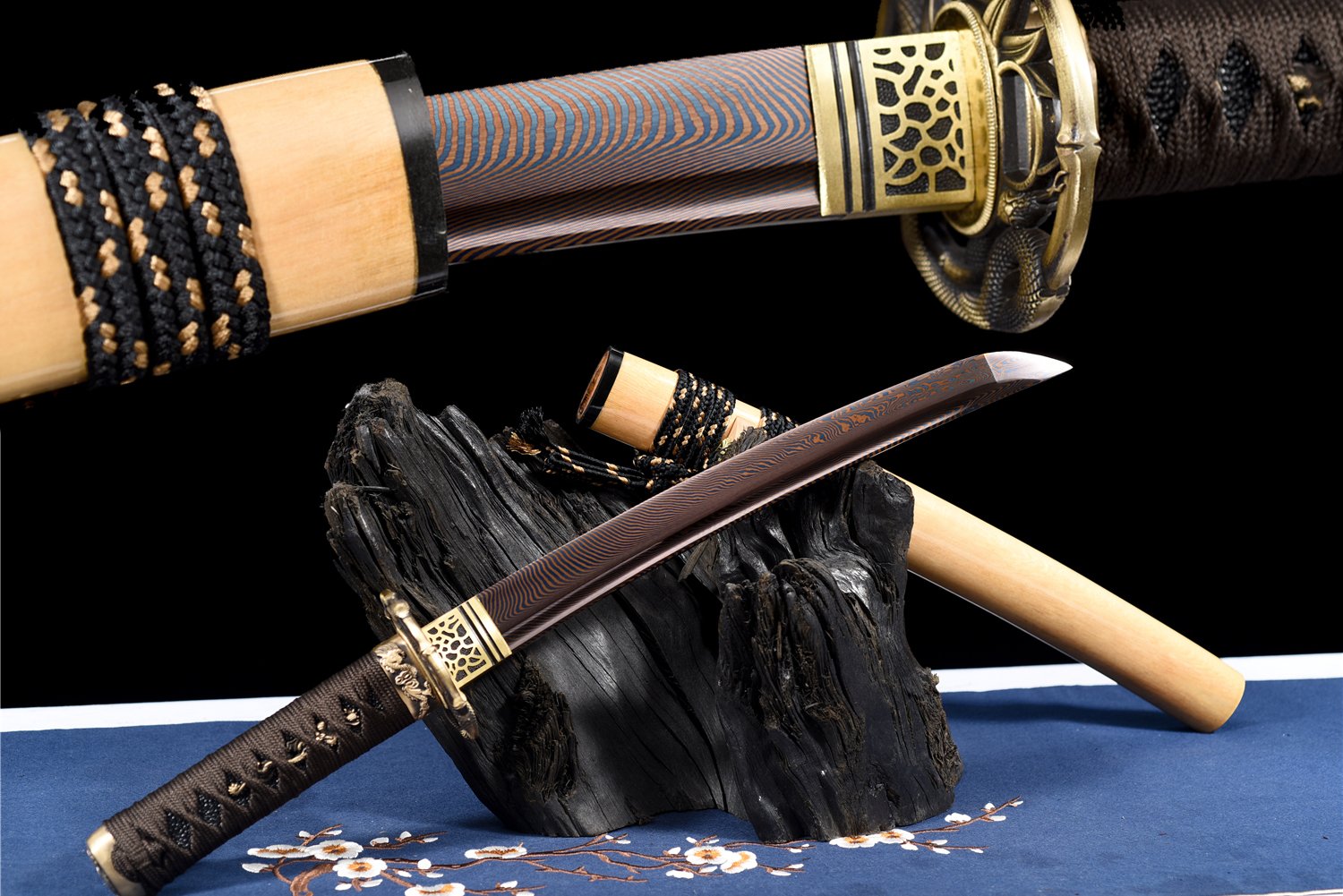 55cm Folded Steel Sword - Badao 21" Japanese Samurai Katana