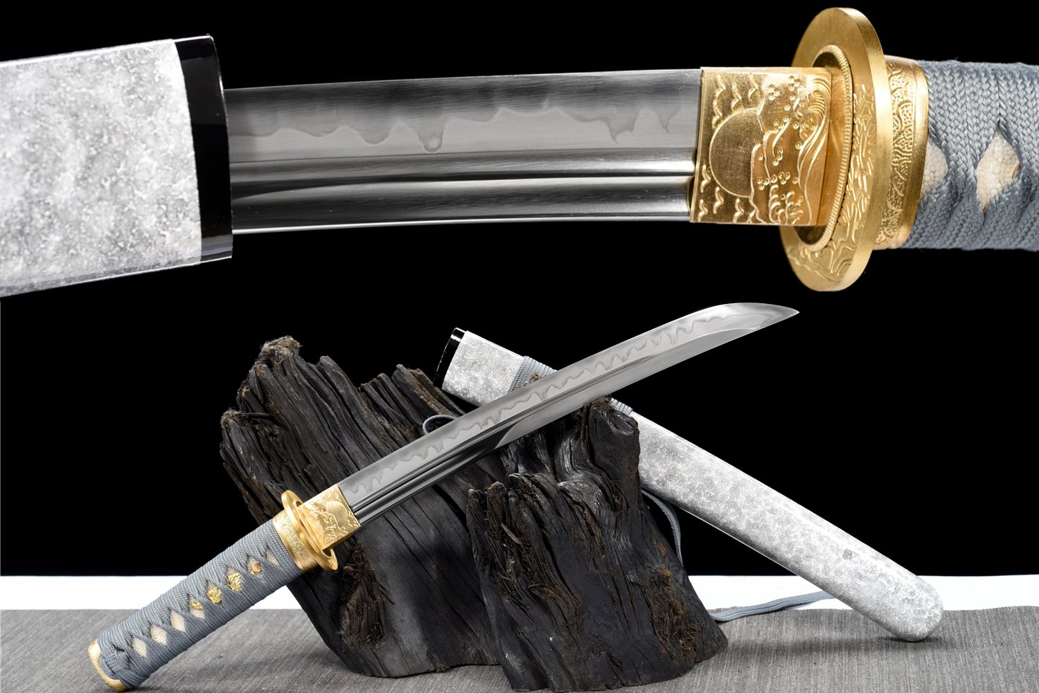 21" Traditional T10 Hamon - Badao 55cm Japanese Sword