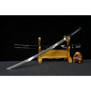 Badao Katana - 40" Damascus Steel Blade Japanese Samurai Sword