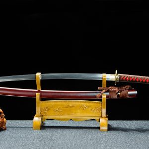 40" Samurai Katana - Badao Damascus Steel Blade Sword