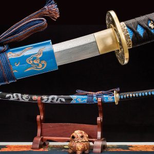 Badao Folded Steel Sword - 40 Inch Katana Japanese Samurai Blade
