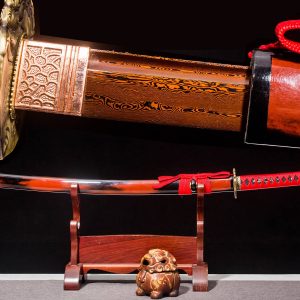 Folded Steel Blade Katana - Badao 40" Japanese Samurai Sword