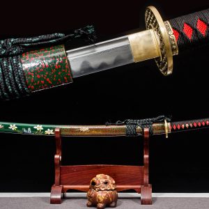Damascus Steel Blade Katana - Badao 103cm Japanese Samurai Sword