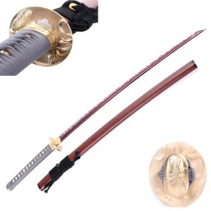 40 Inch Samurai Katana - Badao Sword Handmade High Carbon Steel Japanese Sword