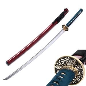 Folded Steel Katana - Badao 40 Inch Blade Japanese Samurai Sword