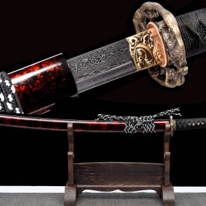 Badao Folded Steel Katana - 40 Inch Japanese Samurai Sword Blade