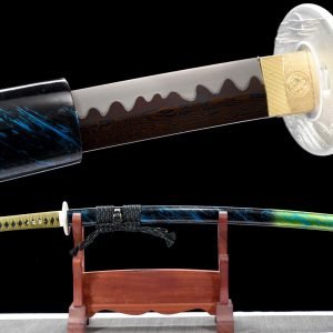 Badao Katana - 40 Inch Damascus Steel Blade Japanese Samurai Sword