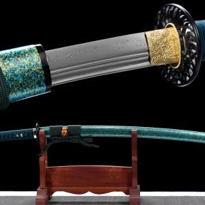 Badao Samurai Sword - 40 Inch Damascus Steel Katana Blade