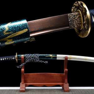 Badao Sword Katana - 103cm Damascus Steel Blade Japanese Samurai Sword