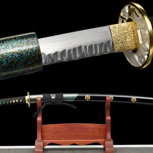 103cm Katana - Badao Damascus Steel Blade Japanese Samurai Sword