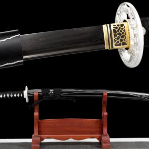 40" Japanese Katana - Badao Folded Steel Blade Samurai Sword